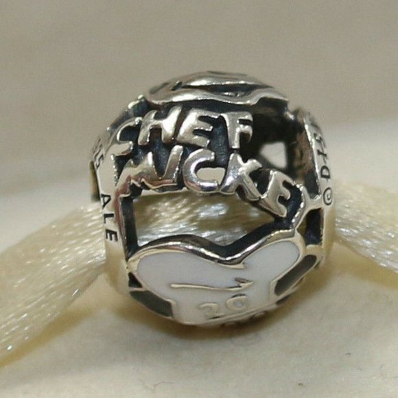 Pandora Disney Chef Mickey Charm Round    ONLY 1 LEFT! - Picture 3 of 3